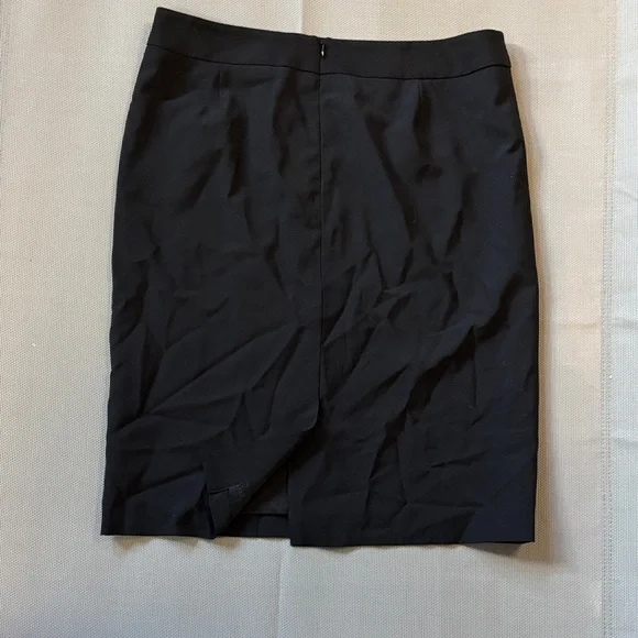 Talbots Classic Black Pencil size 6 wool blend Skirt - Picture 4 of 6